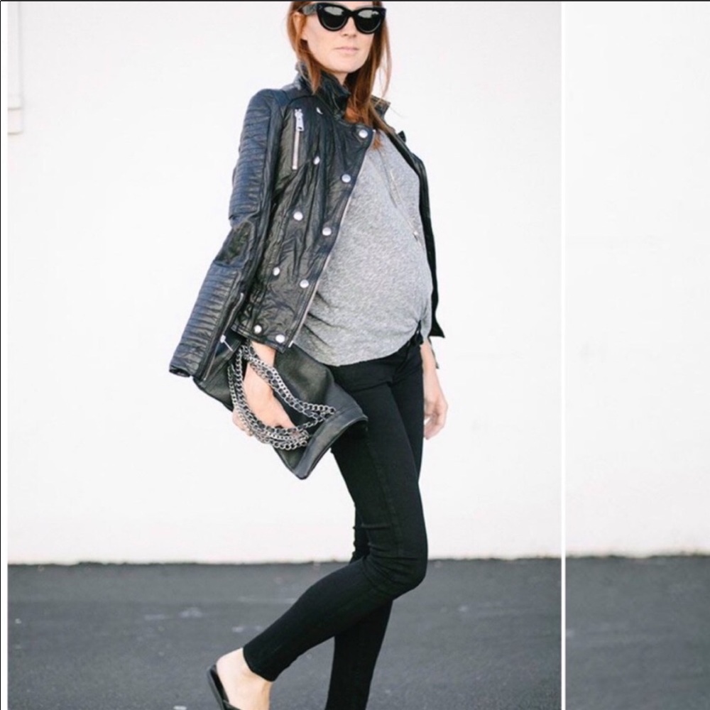 Joe’s black maternity jeans